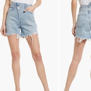 Agolde cross cross shorts